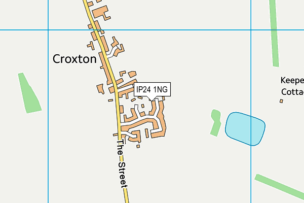 IP24 1NG map - OS VectorMap District (Ordnance Survey) IP24 1NG map - OS VectorMap District (Ordnance Survey)