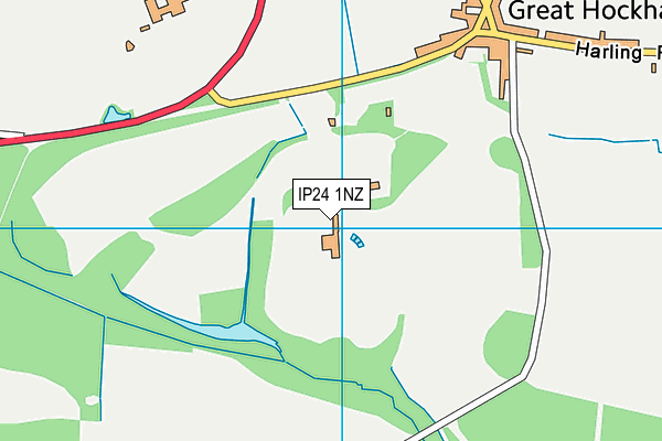IP24 1NZ map - OS VectorMap District (Ordnance Survey) IP24 1NZ map - OS VectorMap District (Ordnance Survey)