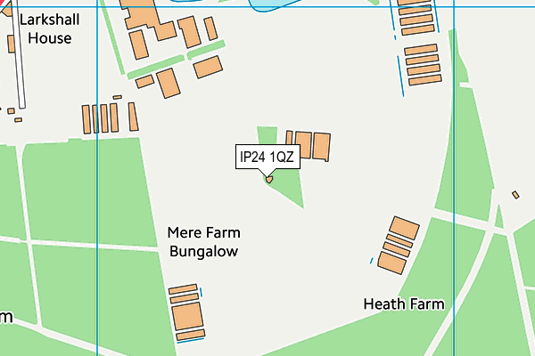 IP24 1QZ map - OS VectorMap District (Ordnance Survey) IP24 1QZ map - OS VectorMap District (Ordnance Survey)