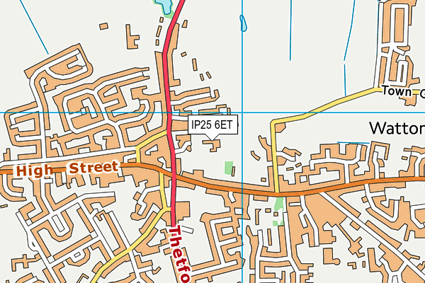IP25 6ET map - OS VectorMap District (Ordnance Survey) IP25 6ET map - OS VectorMap District (Ordnance Survey)