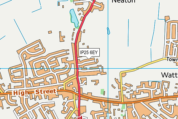 IP25 6EY map - OS VectorMap District (Ordnance Survey) IP25 6EY map - OS VectorMap District (Ordnance Survey)