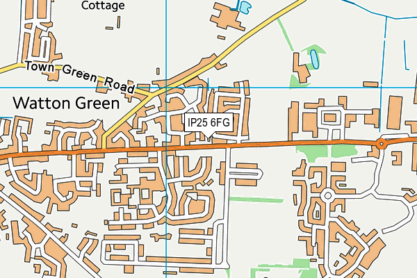 IP25 6FG map - OS VectorMap District (Ordnance Survey) IP25 6FG map - OS VectorMap District (Ordnance Survey)