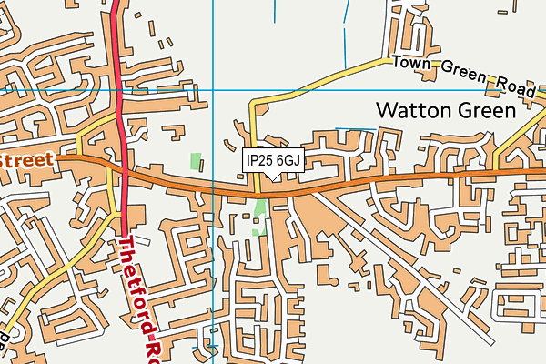 IP25 6GJ map - OS VectorMap District (Ordnance Survey) IP25 6GJ map - OS VectorMap District (Ordnance Survey)