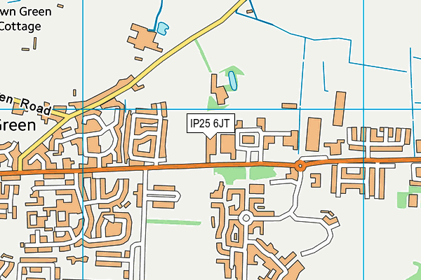IP25 6JT map - OS VectorMap District (Ordnance Survey) IP25 6JT map - OS VectorMap District (Ordnance Survey)