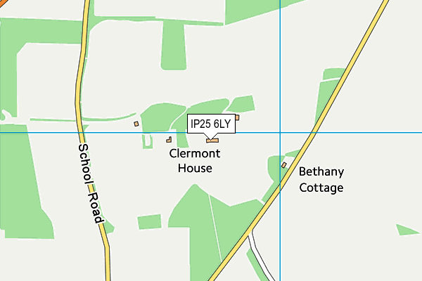 IP25 6LY map - OS VectorMap District (Ordnance Survey) IP25 6LY map - OS VectorMap District (Ordnance Survey)