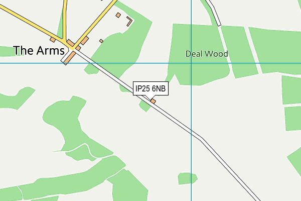 IP25 6NB map - OS VectorMap District (Ordnance Survey) IP25 6NB map - OS VectorMap District (Ordnance Survey)