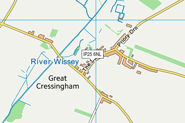 IP25 6NL map - OS VectorMap District (Ordnance Survey) IP25 6NL map - OS VectorMap District (Ordnance Survey)