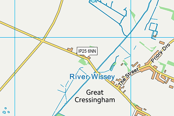 IP25 6NN map - OS VectorMap District (Ordnance Survey) IP25 6NN map - OS VectorMap District (Ordnance Survey)