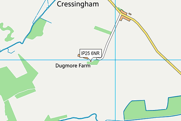 IP25 6NR map - OS VectorMap District (Ordnance Survey) IP25 6NR map - OS VectorMap District (Ordnance Survey)