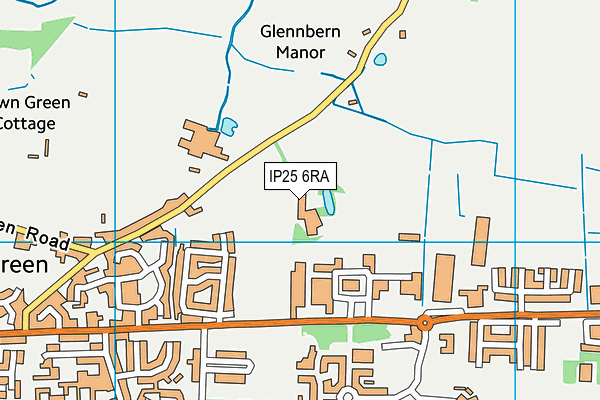 IP25 6RA map - OS VectorMap District (Ordnance Survey) IP25 6RA map - OS VectorMap District (Ordnance Survey)