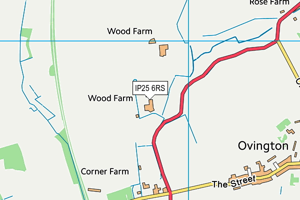 IP25 6RS map - OS VectorMap District (Ordnance Survey) IP25 6RS map - OS VectorMap District (Ordnance Survey)