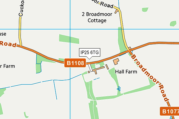 IP25 6TG map - OS VectorMap District (Ordnance Survey) IP25 6TG map - OS VectorMap District (Ordnance Survey)