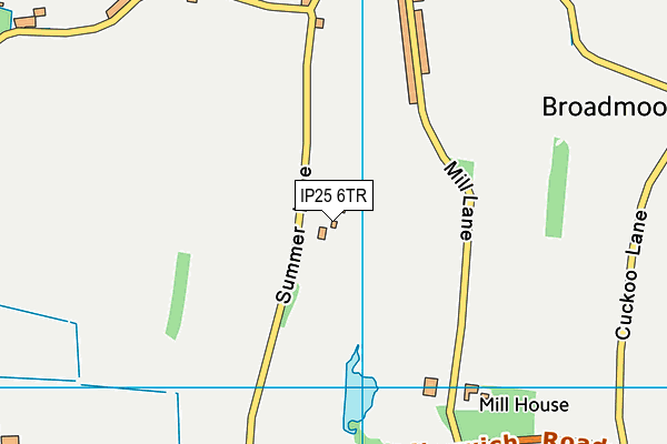 IP25 6TR map - OS VectorMap District (Ordnance Survey) IP25 6TR map - OS VectorMap District (Ordnance Survey)