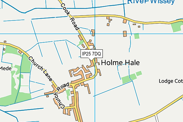 IP25 7DQ map - OS VectorMap District (Ordnance Survey) IP25 7DQ map - OS VectorMap District (Ordnance Survey)