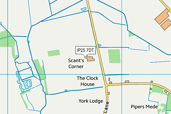 IP25 7DT map - OS VectorMap District (Ordnance Survey) IP25 7DT map - OS VectorMap District (Ordnance Survey)