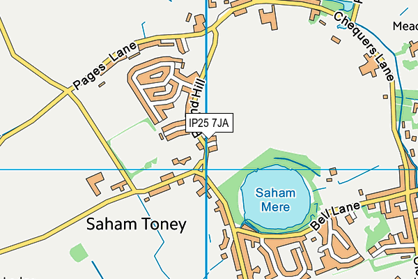 IP25 7JA map - OS VectorMap District (Ordnance Survey) IP25 7JA map - OS VectorMap District (Ordnance Survey)