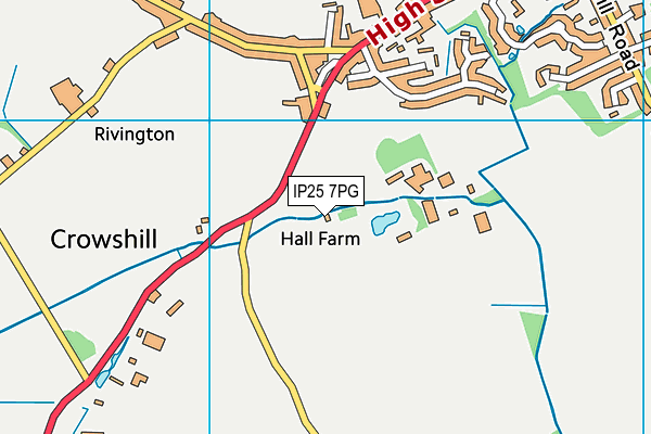 IP25 7PG map - OS VectorMap District (Ordnance Survey) IP25 7PG map - OS VectorMap District (Ordnance Survey)