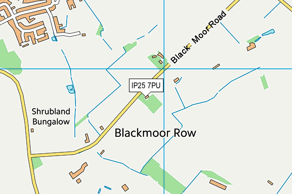 IP25 7PU map - OS VectorMap District (Ordnance Survey) IP25 7PU map - OS VectorMap District (Ordnance Survey)