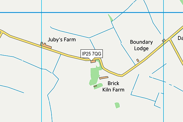 IP25 7QG map - OS VectorMap District (Ordnance Survey) IP25 7QG map - OS VectorMap District (Ordnance Survey)