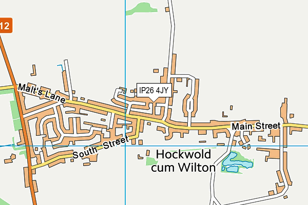 IP26 4JY map - OS VectorMap District (Ordnance Survey) IP26 4JY map - OS VectorMap District (Ordnance Survey)