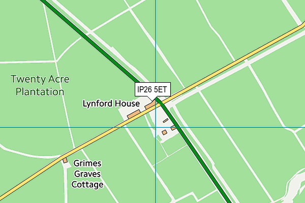 IP26 5ET map - OS VectorMap District (Ordnance Survey) IP26 5ET map - OS VectorMap District (Ordnance Survey)