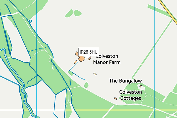 IP26 5HU map - OS VectorMap District (Ordnance Survey) IP26 5HU map - OS VectorMap District (Ordnance Survey)