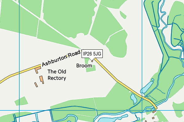 IP26 5JG map - OS VectorMap District (Ordnance Survey) IP26 5JG map - OS VectorMap District (Ordnance Survey)