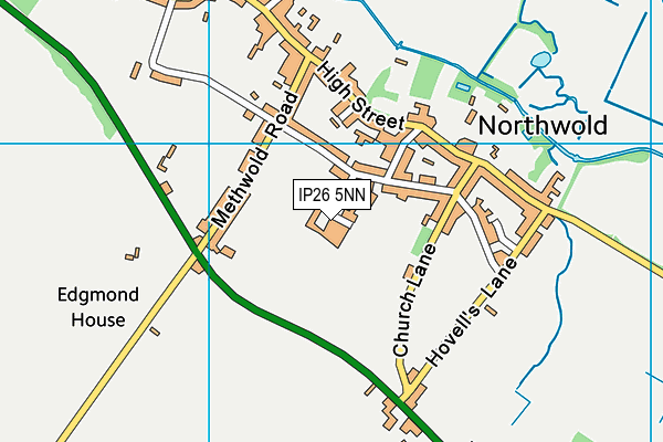 IP26 5NN map - OS VectorMap District (Ordnance Survey) IP26 5NN map - OS VectorMap District (Ordnance Survey)