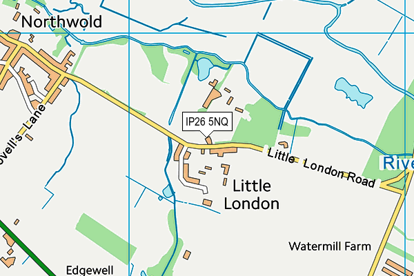 IP26 5NQ map - OS VectorMap District (Ordnance Survey) IP26 5NQ map - OS VectorMap District (Ordnance Survey)