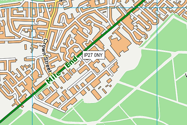 IP27 0NY map - OS VectorMap District (Ordnance Survey) IP27 0NY map - OS VectorMap District (Ordnance Survey)