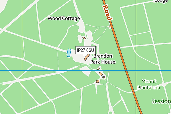 IP27 0SU map - OS VectorMap District (Ordnance Survey) IP27 0SU map - OS VectorMap District (Ordnance Survey)