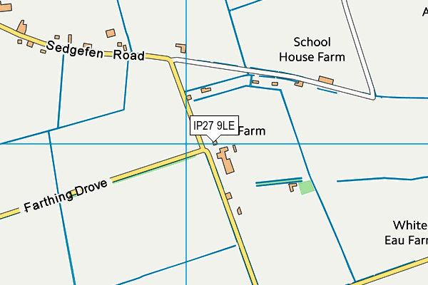 IP27 9LE map - OS VectorMap District (Ordnance Survey) IP27 9LE map - OS VectorMap District (Ordnance Survey)