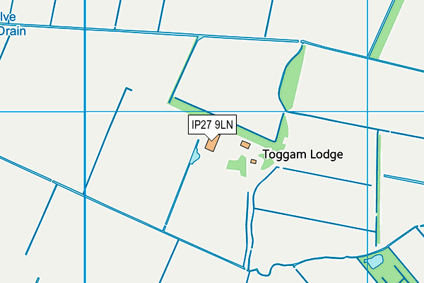 IP27 9LN map - OS VectorMap District (Ordnance Survey) IP27 9LN map - OS VectorMap District (Ordnance Survey)