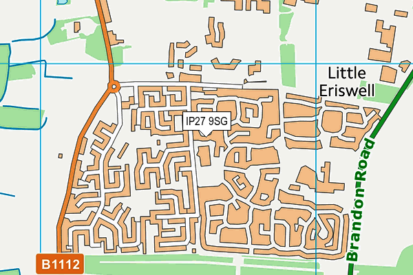 IP27 9SG map - OS VectorMap District (Ordnance Survey) IP27 9SG map - OS VectorMap District (Ordnance Survey)