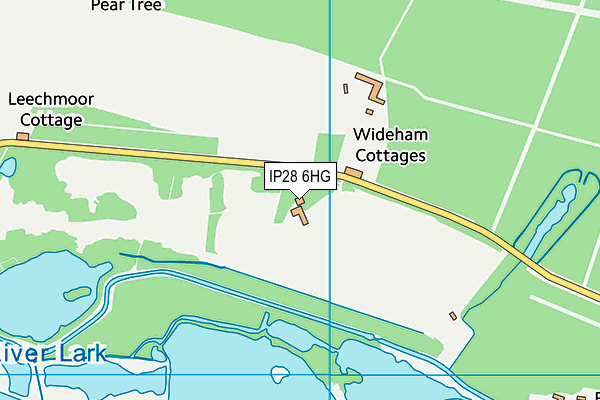 IP28 6HG map - OS VectorMap District (Ordnance Survey) IP28 6HG map - OS VectorMap District (Ordnance Survey)
