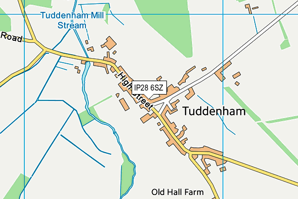 IP28 6SZ map - OS VectorMap District (Ordnance Survey) IP28 6SZ map - OS VectorMap District (Ordnance Survey)