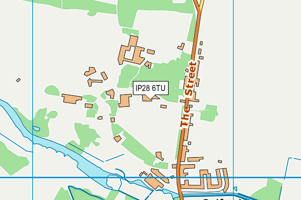 IP28 6TU map - OS VectorMap District (Ordnance Survey) IP28 6TU map - OS VectorMap District (Ordnance Survey)