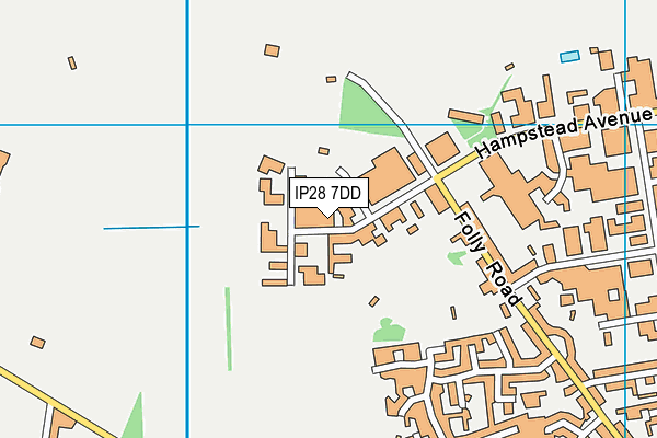 IP28 7DD map - OS VectorMap District (Ordnance Survey) IP28 7DD map - OS VectorMap District (Ordnance Survey)