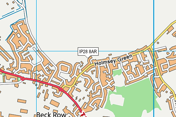 IP28 8AR map - OS VectorMap District (Ordnance Survey) IP28 8AR map - OS VectorMap District (Ordnance Survey)