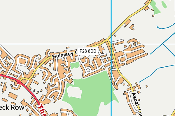 IP28 8DD map - OS VectorMap District (Ordnance Survey) IP28 8DD map - OS VectorMap District (Ordnance Survey)