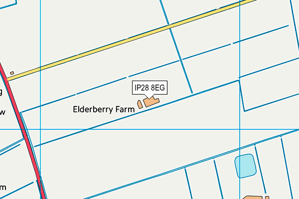 IP28 8EG map - OS VectorMap District (Ordnance Survey) IP28 8EG map - OS VectorMap District (Ordnance Survey)