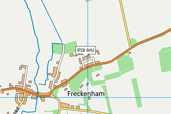 IP28 8HU map - OS VectorMap District (Ordnance Survey) IP28 8HU map - OS VectorMap District (Ordnance Survey)