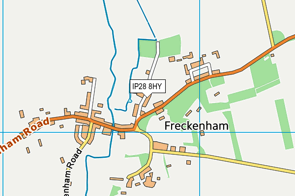 IP28 8HY map - OS VectorMap District (Ordnance Survey) IP28 8HY map - OS VectorMap District (Ordnance Survey)