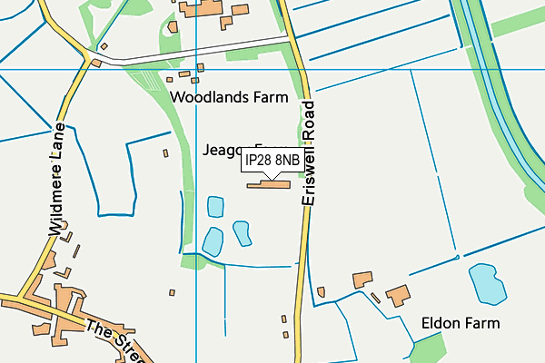 IP28 8NB map - OS VectorMap District (Ordnance Survey) IP28 8NB map - OS VectorMap District (Ordnance Survey)