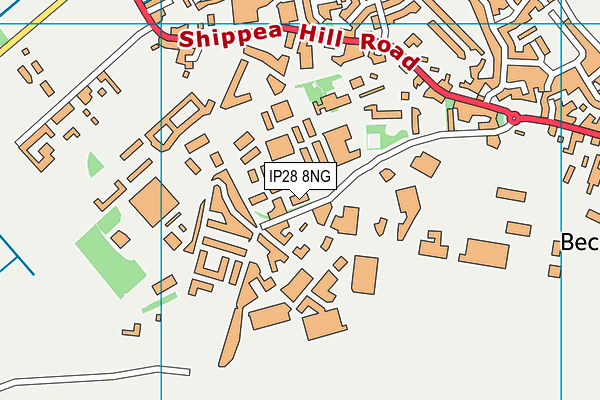 IP28 8NG map - OS VectorMap District (Ordnance Survey) IP28 8NG map - OS VectorMap District (Ordnance Survey)