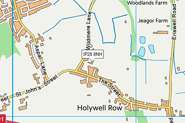 IP28 8NH map - OS VectorMap District (Ordnance Survey) IP28 8NH map - OS VectorMap District (Ordnance Survey)