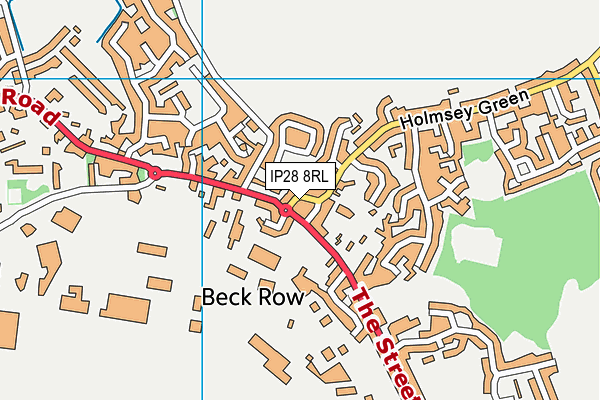 IP28 8RL map - OS VectorMap District (Ordnance Survey) IP28 8RL map - OS VectorMap District (Ordnance Survey)