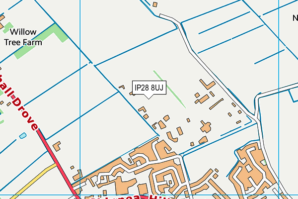 IP28 8UJ map - OS VectorMap District (Ordnance Survey) IP28 8UJ map - OS VectorMap District (Ordnance Survey)
