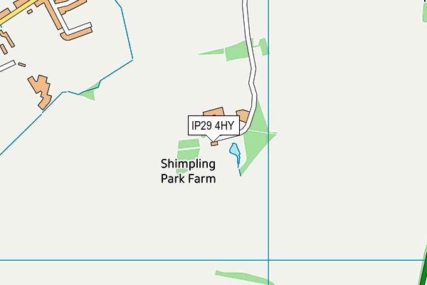 IP29 4HY map - OS VectorMap District (Ordnance Survey) IP29 4HY map - OS VectorMap District (Ordnance Survey)