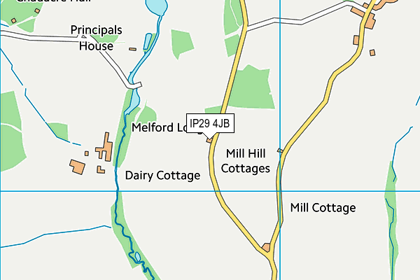 IP29 4JB map - OS VectorMap District (Ordnance Survey) IP29 4JB map - OS VectorMap District (Ordnance Survey)